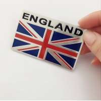 National Flag Car Logo Metal Body Nameplate Decoration Sticker Car Badge