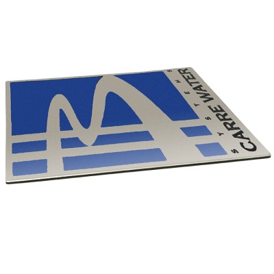 Best selling custom metal sheet metal nameplate with decoration