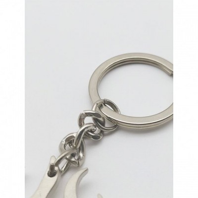 Stainless Steel Custom Plaque Bottle Opener Keychain